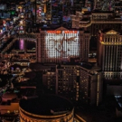 WAR FOR THE PLANET OF THE APES Image Looms Over Caesars Palace, Las Vegas Video