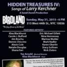 HIDDEN TREASURES IV Set for Birdland, 5/31 Video