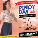Lea Salonga Will Host Pinoy Day Talkback at ALLEGIANCE Later This Month Video