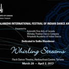 16th Kalanidhi International Festival of Indian Dance Presents WHIRLING STREAMS, 3/28