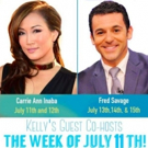 LIVE WITH KELLY Announces Co-Hosts for Week of 7/11 Video