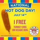 Hot Diggity! Hot Dog on a Stick' Freebies for National Hot Dog Day (July 14) and Nati
