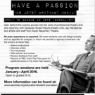 Asolo Rep Seeks Applicants for 2016 High School Arts Journalism Program