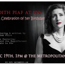 Myriam Phiro to Bring EDITH PIAF AT 100 to the Met Room, 12/19 Video