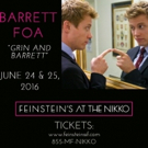 Barrett Foa's Summer Concerts Cancelled at Feinstein's at the Nikko Video