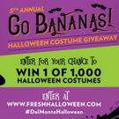 Del Monte Fresh Produce Hosts Annual 'Go Bananas!' Halloween Promotion - 1,000 Winner