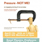 The Producers Club Presents Short Plays Program This Weekend in PRESSURE-NOT ME! Video