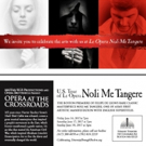Opera Brittenica to Present LE OPERA NOLI ME TANGERE Video