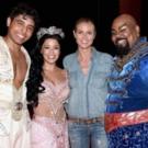 Photo Flash: Heidi Klum and Adam Lambert Visit Broadway's ALADDIN Over PRIDE Weekend