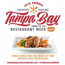 Creative Loafing to Kick Off 10th Annual Tampa Bay Restaurant Week Next Month
