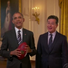 VIDEO: President Obama Opens LATE SHOW's Super Bowl Special!