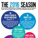 Baltimore Shakespeare Factory Sets 2016 Season