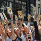 HARRY POTTER Fans Form 'Muggle Mob' Outside Scholastic Headquarters Video