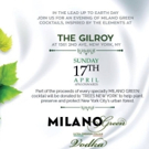 Drink Green for Earth Day at THE GILROY on the UES on 4/17