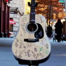 #4Chords4Cancer Guitar, Signed by SCHOOL OF ROCK Cast, Laura Benanti & More, Up for A Video