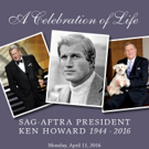 SAG-AFTRA Live-Streams Ken Howard Celebration Today Video