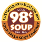 Zoup! Sells Soup for 98 Cents Franchise-wide to Thank Customers