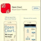 Royal Court Theatre Launches App for OPEN COURT Video