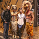 Photo Flash: EMPIRE Stars Visit Broadway's THE LION KING