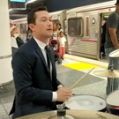 VIDEO: Joseph Gordon-Levitt Surprises Commuters with Impromptu Drum Performance in LA Video
