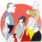 BWW Exclusive: Ken Fallin Draws the Stage - The Cast of BURIED CHILD