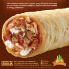 New From TacoTime: Sriracha Pork Crisp Burrito