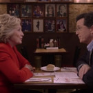 VIDEO: Stephen Colbert Teaches Hillary Clinton Proper Way to Eat Cheesecake