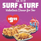 Krystal' Features Surf & Turf Menu for 2 for under $10 - Per Couple!