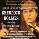 William Gillette's Silent Film SHERLOCK HOLMES to Be Screened in Bethesda, 9/26 Video