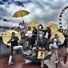 Umbrella Bench Art Installation Celebrates SINGIN' IN THE RAIN Season at the…