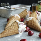 Apple Bourbon & Cherry Ice Cream with JIM BEAM