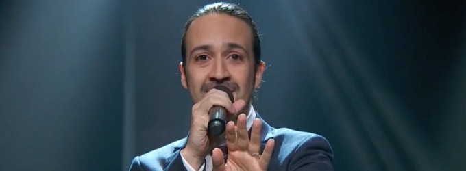 VIDEO: Lin-Manuel Miranda Surprises on 'JOHN OLIVER' with Rap for Puerto Rico! Video