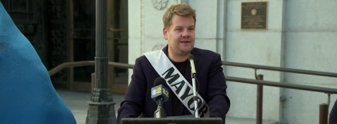 VIDEO: James Corden Takes Over as L.A.'s Newest Mayor! Video