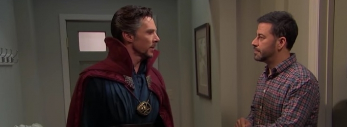 VIDEO: Jimmy Kimmel Hires Benedict Cumberbatch's DOCTOR STRANGE & Things Don't Go As… Video