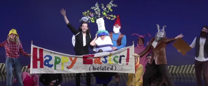 VIDEO: DEAR EVAN HANSEN Cast Helps Find a Lost Egg at BC/EFA Easter Bonnet! Video