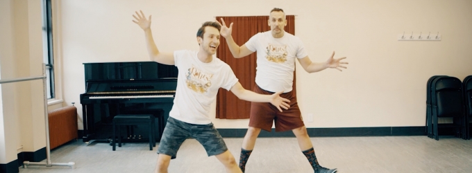 DANCE CAPTAIN DANCE ATTACK: Ben Tests His Will Power with SOMETHING ROTTEN!'s Eric… Video