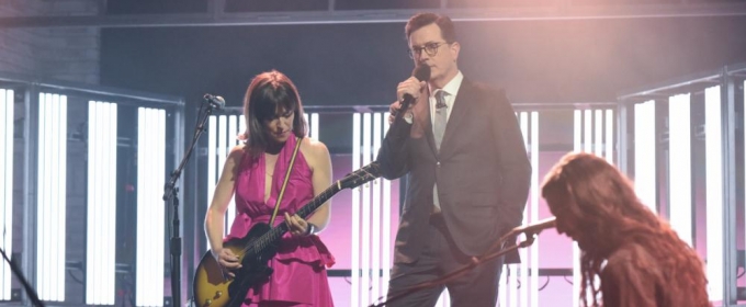VIDEO: Feist Performs 'Century' Featuring Stephen Colbert on LATE SHOW Video