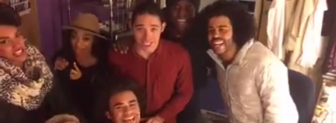 VIDEO: Andrew Chapelle, the Schuyler Sisters, and the HAMILTON Cast Wish Lin-Manuel… Video