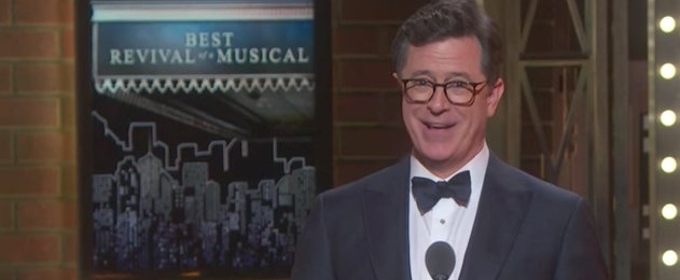 VIDEO: Stephen Colbert Takes Shots at Donald Trump at TONY AWARDS Video