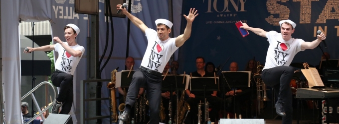 TV: ON THE TOWN Cast Sings of 'New York, New York' in Shubert Alley! Video