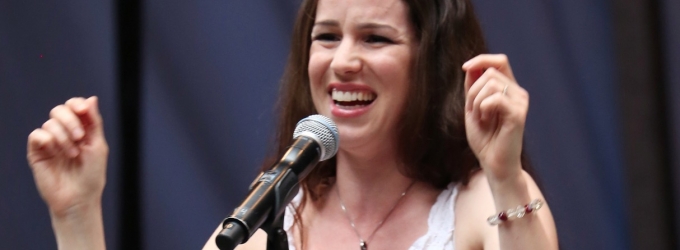 TV: BEAUTIFUL's New Carole King, Chilina Kennedy, Shows Her Stuff in Shubert Alley! Video
