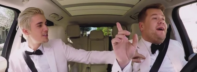 VIDEO: Watch Justin Bieber & James Corden's Post-Grammy Carpool Karaoke Video