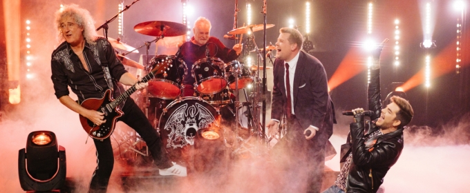 VIDEO: They Will Rock You! Adam Lambert & James Corden Compete to Be Queen's Front… Video