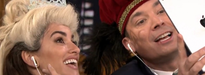 VIDEO: Penelope Cruz & Jimmy Fallon Record FROZEN Dubsmash Duet! Video