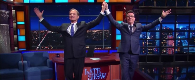 VIDEO: Kevin Kline Teaches Stephen Colbert How to Take a Proper Broadway Bow Video