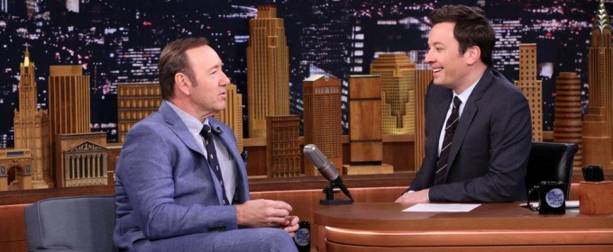 VIDEO: Kevin Spacey Reacts to TONY AWARDS Hosting Gig on 'Tonight' Video