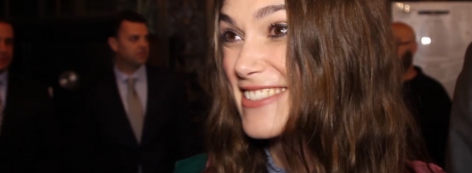 TV: Keira Knightley Reflects on Her Big Broadway Debut on Opening Night of THERESE… Video