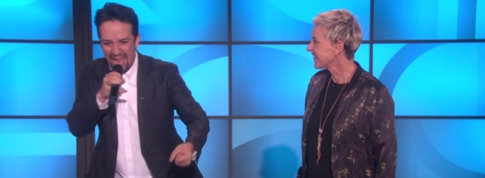 VIDEO: Watch Lin-Manuel Miranda Bust Out Original Rhymes on Today's ELLEN! Video