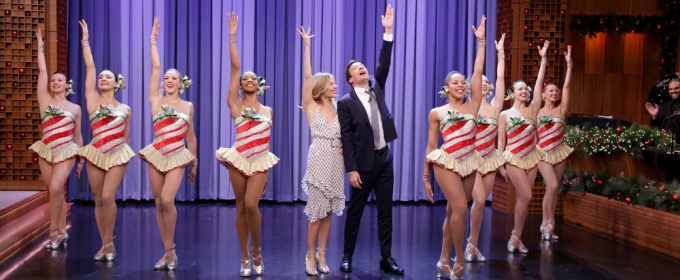 VIDEO: Sienna Miller High Kicks Her Way to the Radio City Rockettes' Chorus Line on… Video