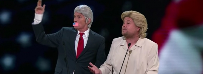 VIDEO: Denis Leary & James Corden Perform 'Trump's An' ***hole' Dressed as The… Video